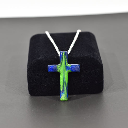 Electric Sunday Cross Necklace
