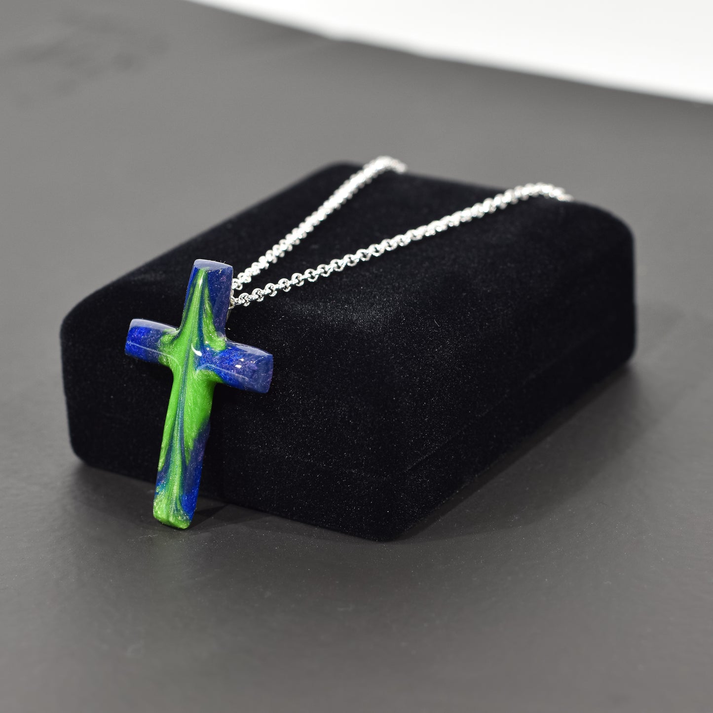 Electric Sunday Cross Necklace