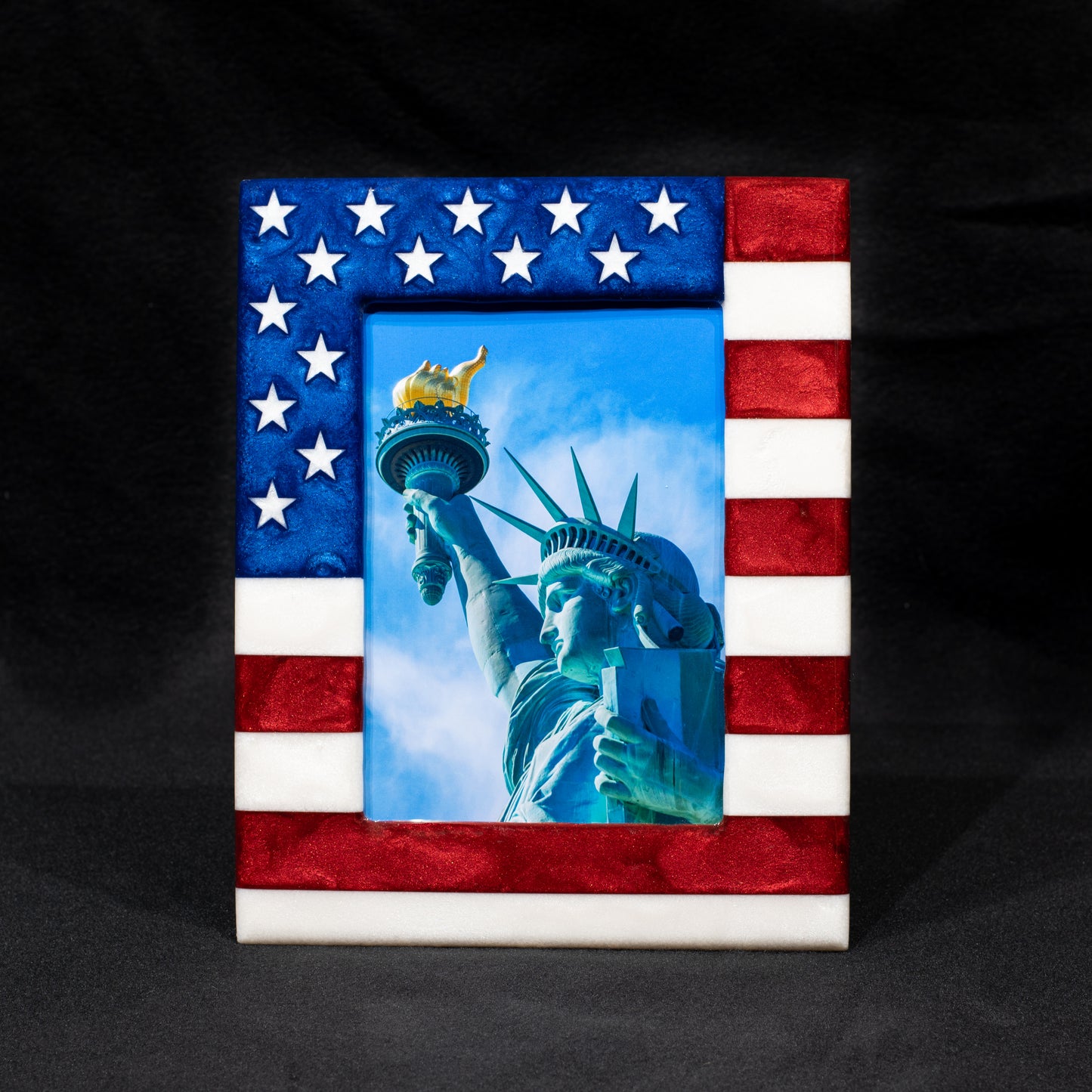 American Flag Picture Frame