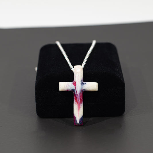 Easter Drift Cross Necklace