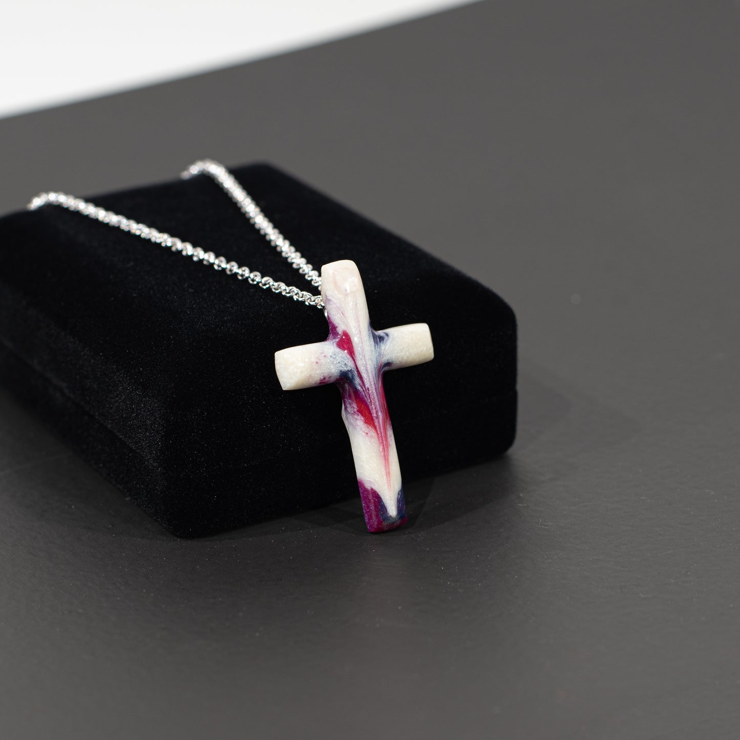 Easter Drift Cross Necklace