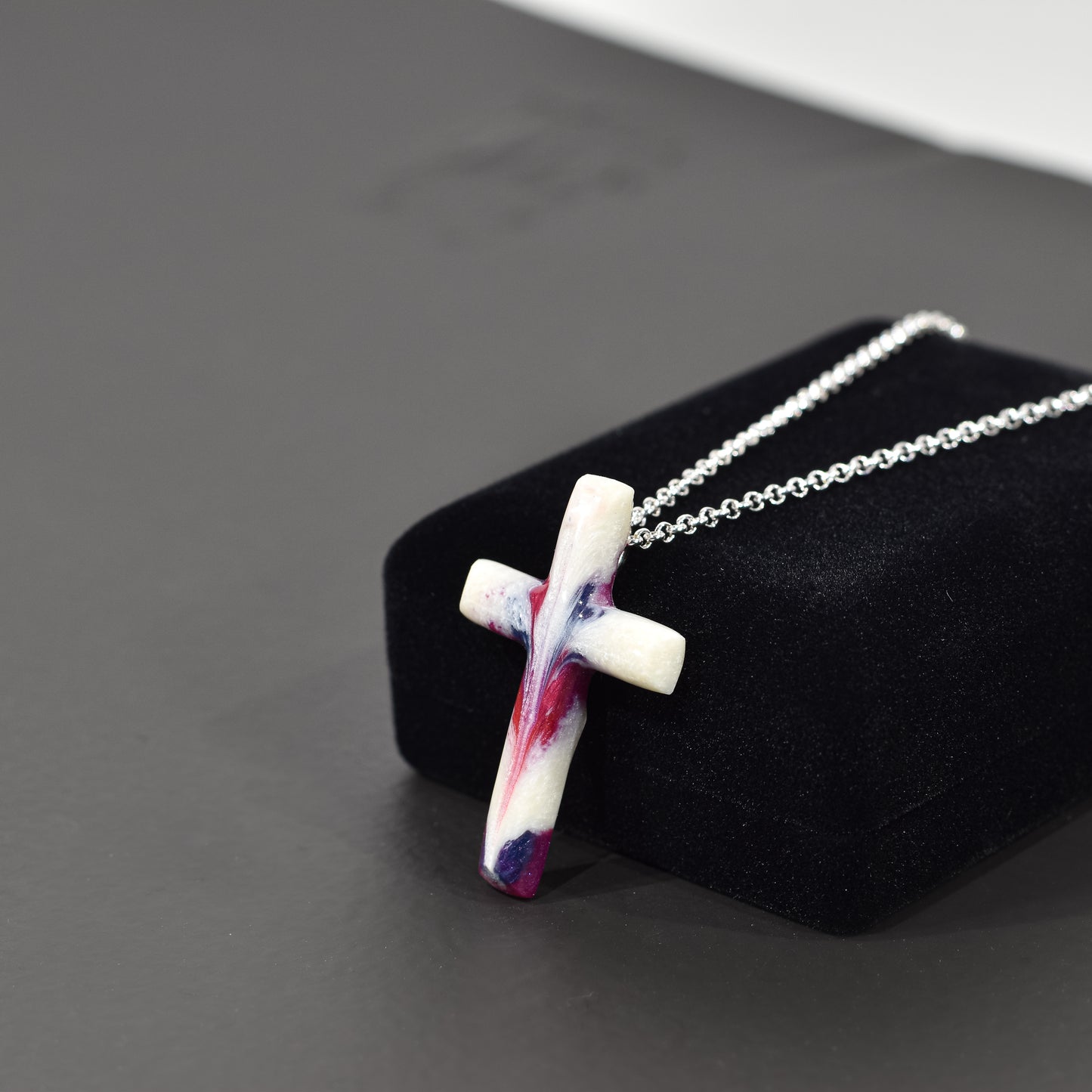 Easter Drift Cross Necklace